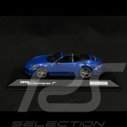 Porsche 911 Carrera T Cabriolet Typ 992.2 2024 Lugano Blau 1/43 Spark WAP0200260SCPE