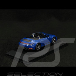 Porsche 911 Carrera T Cabriolet Type 992.2 2024 Lugano Blue 1/43 Spark WAP0200260SCPE
