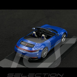 Porsche 911 Carrera T Cabriolet Type 992.2 2024 Bleu Lugano 1/43 Spark WAP0200260SCPE