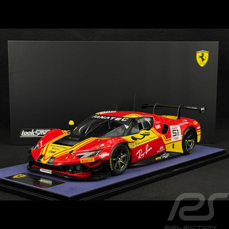 Ferrari 296 GT3 n° 51 2nd 24h Spa 2024 1/18 LookSmart LS18RC188