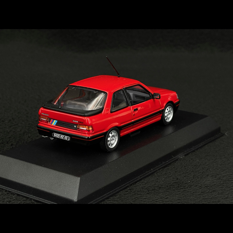 Peugeot 309 GTI 1987 Vallelunga Red PTS Deco 1/43 Norev 473911