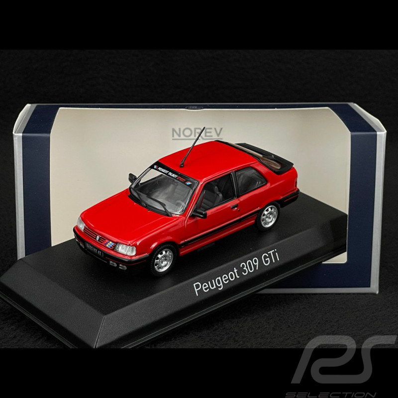 Peugeot 309 GTI 1987 Vallelunga Red PTS Deco 1/43 Norev 473911