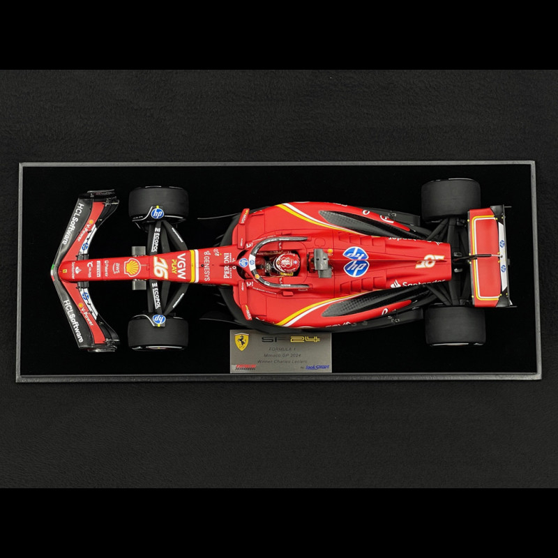 Ferrari SF-24 No.16 モナコGP winner 1:18 2024 Charles LeClerc -- Monaco GP Winner -- #16 Ferrari