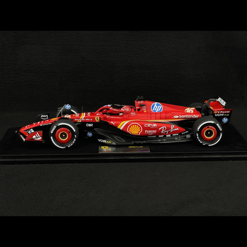 Charles Leclerc Ferrari SF-24 n° 16 Winner Monaco GP F1 2024 1/18
