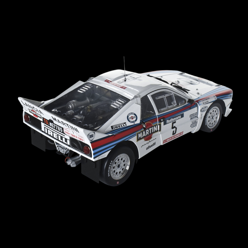 Miniature Lancia 037 1/43 Hachette Rally No.4 Total Rally Du Var 1984