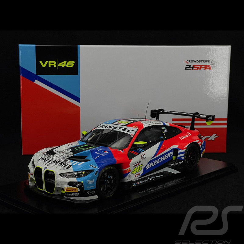 Valentino Rossi BMW M4 GT3 n° 46 24h Spa 2024 1/18 Spark 18SB069