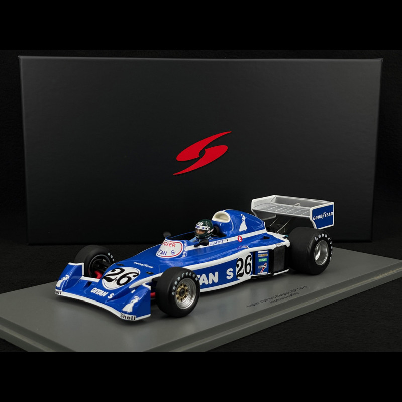 Jacques Laffite Ligier JS5 n° 26 3rd Belgian GP F1 1976 1/18 Spark