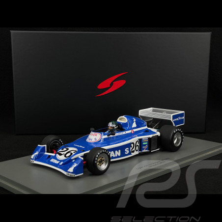 Jacques Laffite Ligier JS5 n° 26 3rd Belgian GP F1 1976 1/18 Spark 18S711