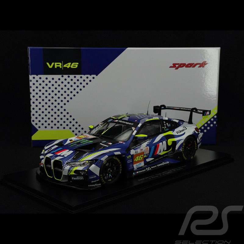 Valentino Rossi BMW M4 GT3 n° 46 24h Le mans 2024 1/18 Spark 18S669