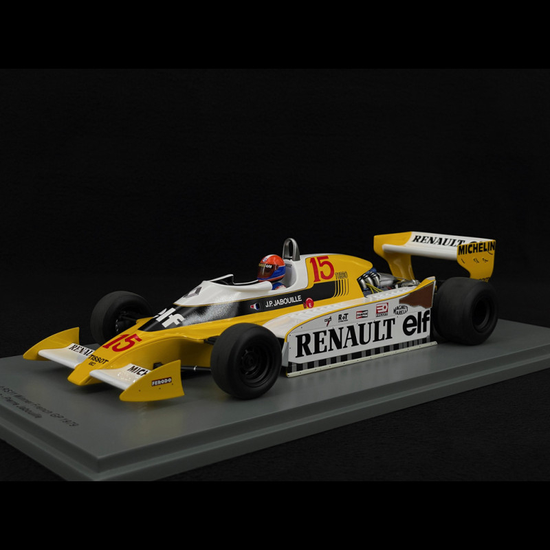 Jean-Pierre Jabouille Renault RS11 n° 15 Winner French GP F1 1979