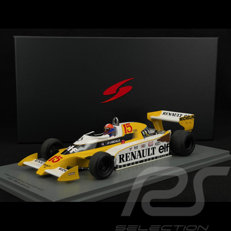 Jean-Pierre Jabouille Renault RS11 n° 15 Sieger Frankreich GP F1 1979 1/18 Spark 18S590