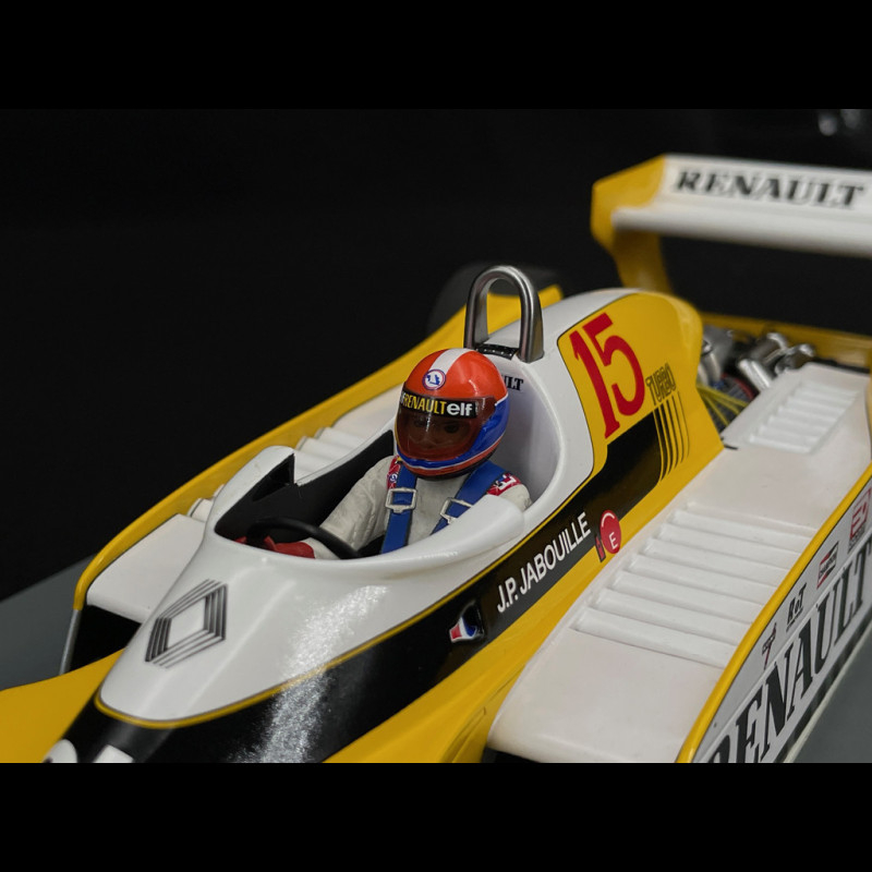 Jean-Pierre Jabouille Renault RS11 n° 15 Winner French GP F1 1979
