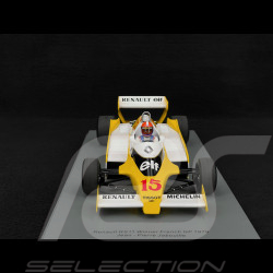 Jean-Pierre Jabouille Renault RS11 n° 15 Vainqueur GP France F1 1979 1/18 Spark 18S590
