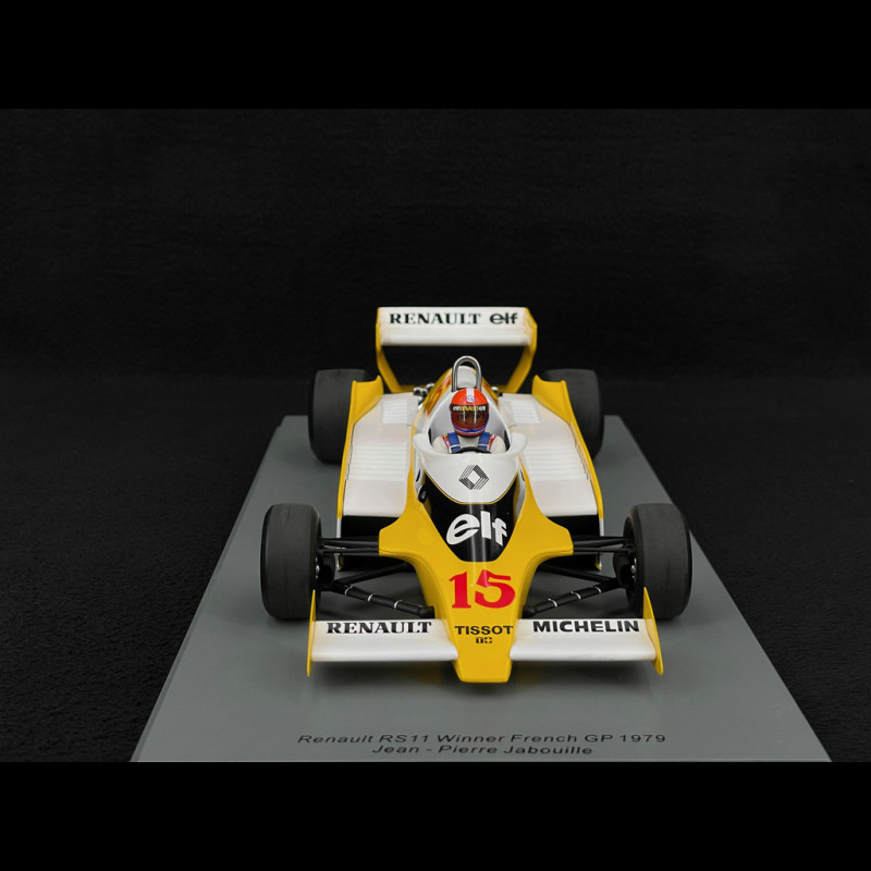 Jean-Pierre Jabouille Renault RS11 n° 15 Winner French GP F1 1979