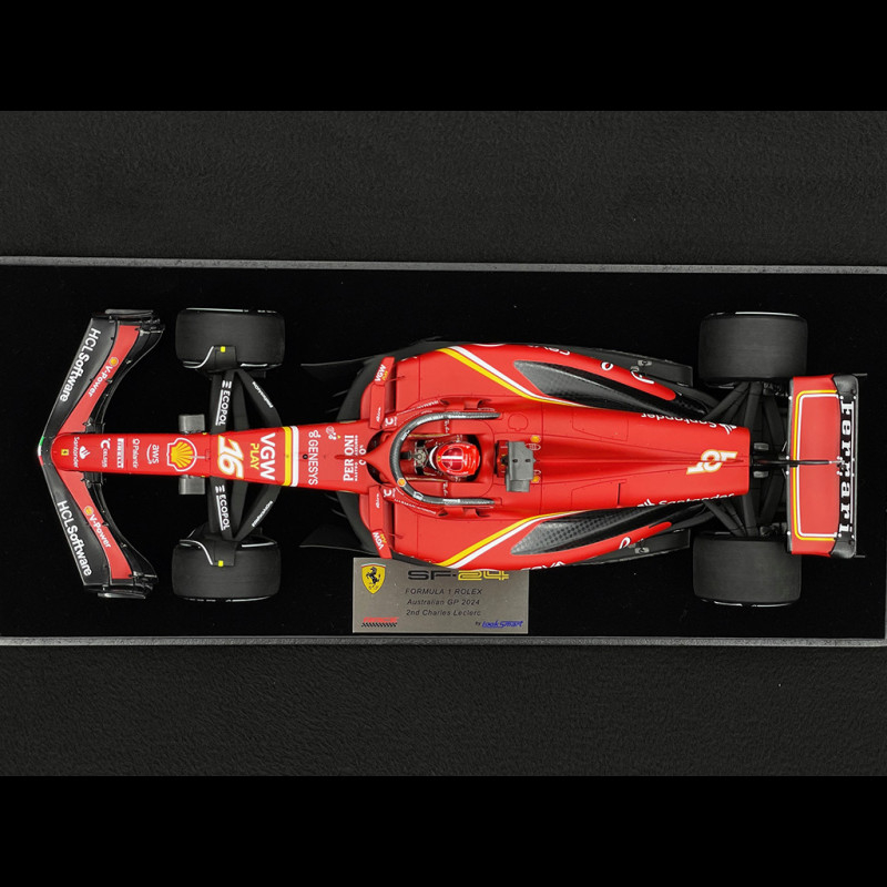 1:43 LOOKSMART Ferrari F1 Sf-24 Team Scuderia Ferrari #16 2Nd