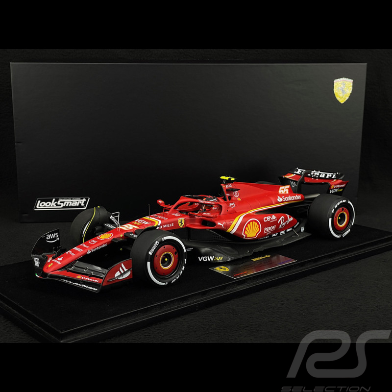 Carlos Sainz Jr. Ferrari SF-24 n° 55 Winner Australian GP F1 2024 1/18 LookSmart LS18F1059