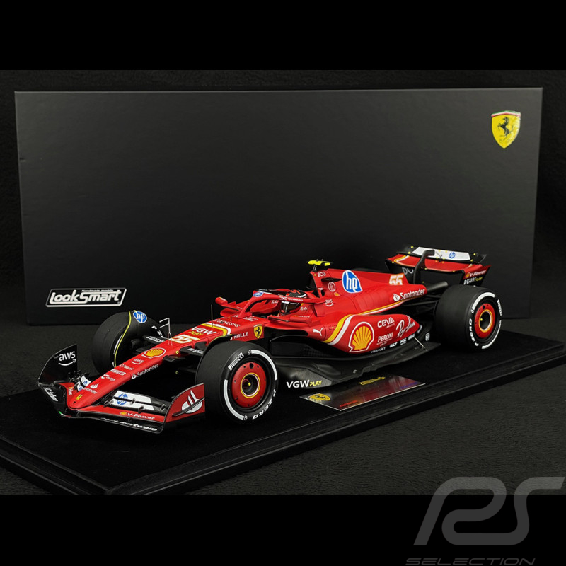 Carlos Sainz jr. Ferrari SF-24 n° 55 3ème GP Monaco F1 2024 1/18 LookSmart LS18F1064