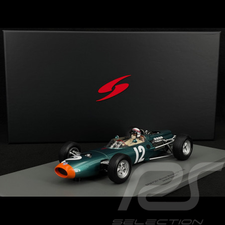 Jackie Stewart BRM P261 n° 12 Winner GP Monaco F1 1966 1/18 Spark 18S715