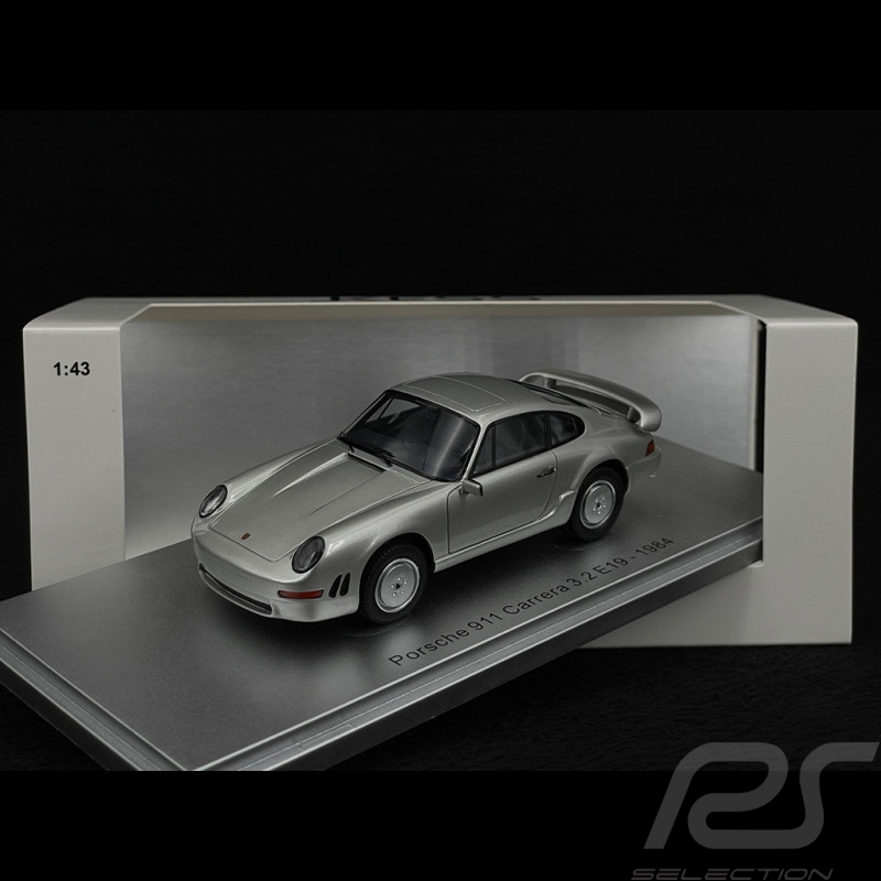 Porsche 911 Carrera 3.2 E19 1984 silber grau 1/43 Kess KE43024020