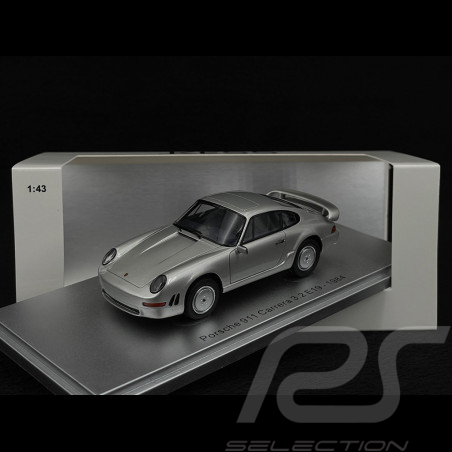 Porsche 911 Carrera 3.2 E19 1984 silver grey 1/43 Kess KE43024020