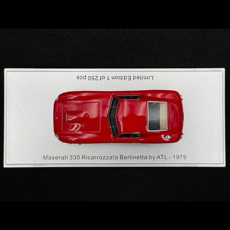 Maserati 330 Ricarrozzata Berlinetta by Atl 1979 Rouge 1/43 Kess