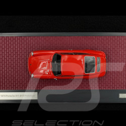 Porsche 915 Prototype 1970 Rouge 1/43 Matrix MX51607-021