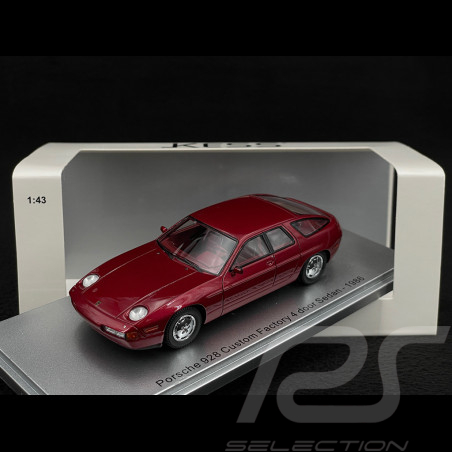 Porsche 928 Sedan 4 türen 1986 metallic rot 1/43 Kess KE43024010