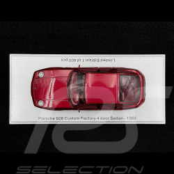 Porsche 928 Sedan 4 doors 1986 metallic red 1/43 Kess KE43024010