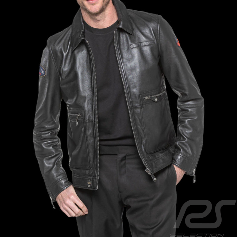 Veste Cuir Steve McQueen Craig 2 Noir 27941-1504 - homme