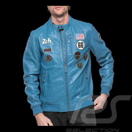 24h le Mans Lederjacke Pierre Blauer Maillard 27928-9922 - herren