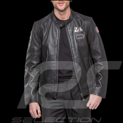 Veste Cuir 24h le Mans Sten Noir 27930-1504 - homme