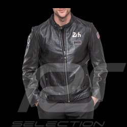 24h le Mans Lederjacke Sten Schwarz 27930-1504 - herren