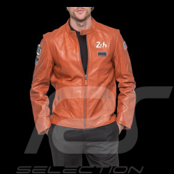 24h le Mans Lederjacke Sten Rostfarben 27930-9920 - herren