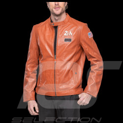24h le Mans Lederjacke Sten Rostfarben 27930-9920 - herren