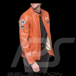 Veste Cuir 24h le Mans Sten Rouille 27930-9920 - homme