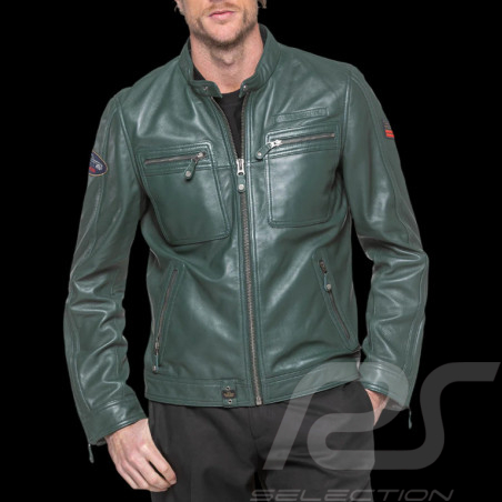 Steve McQueen Lederjacke Dennis 3 Pine Grün 27942-3084 - herren
