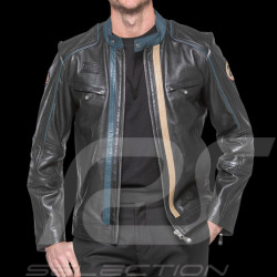 24h le Mans Leather Jacket Steve McQueen Liam 2 Black 27945-1504 - men