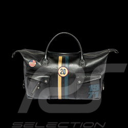 Steve McQueen Leather Travel Bag Nolan 7 48h Black 27953-1504