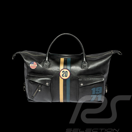 Sac de Voyage Steve McQueen en Cuir Nolan 7 48h Noir 27953-1504