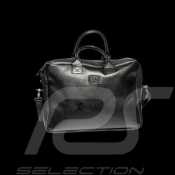 24h le Mans Messenger Leather Bag Steve McQueen Wayne 7 Black 27954-1504