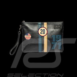 24h le Mans Leather Pouch Steve McQueen Jim 7 Black 27951-1504