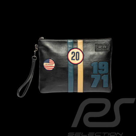 Pochette 24h le Mans Steve McQueen Jim 7 Noir 27951-1504