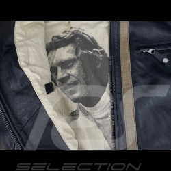 Veste Cuir 24h le Mans Steve McQueen Jutta 2 Noir 27947-1504 - femme