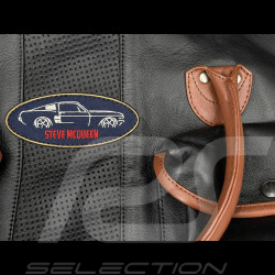 Steve McQueen Leder Reisetasche Duke 2 48h Schwarz 27948-1504