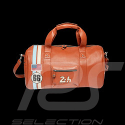 24h le Mans Leather Travel Bag Georges Planeur Rusty 27937-9920