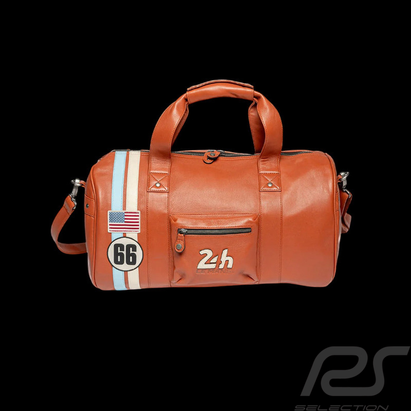 Sac de Voyage 24h le Mans en Cuir Georges Planeur Rouille 27937-9920