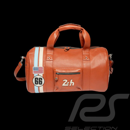 Sac de Voyage 24h le Mans en Cuir Georges Planeur Rouille 27937-9920