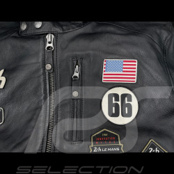 24h le Mans Leather Jacket Pierre Black 27928-1504 - men