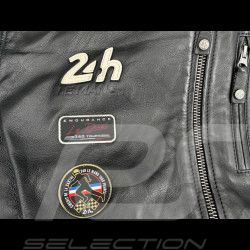 Veste Cuir 24h le Mans Pierre Noir 27928-1504 - homme
