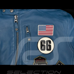 24h le Mans Lederjacke Pierre Blauer Maillard 27928-9922 - herren